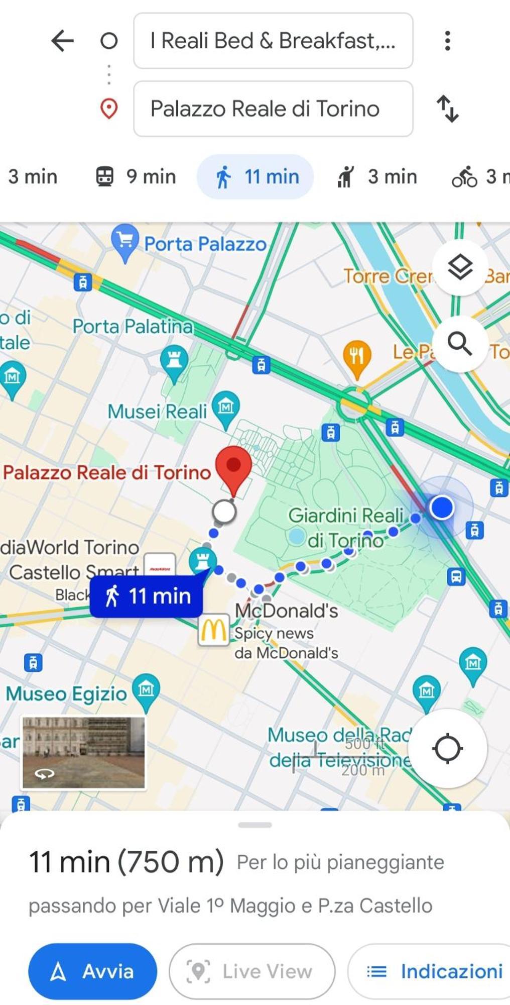 I Reali Bed & Breakfast Turin Extérieur photo